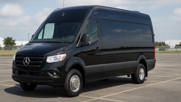 Exterior of Gresham Party Bus Company's 14 Passenger Sprinter Limousine in Gresham