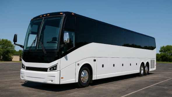 Exterior of Hillsboro Party Bus Company's 50 Passenger Party Bus in Hillsboro