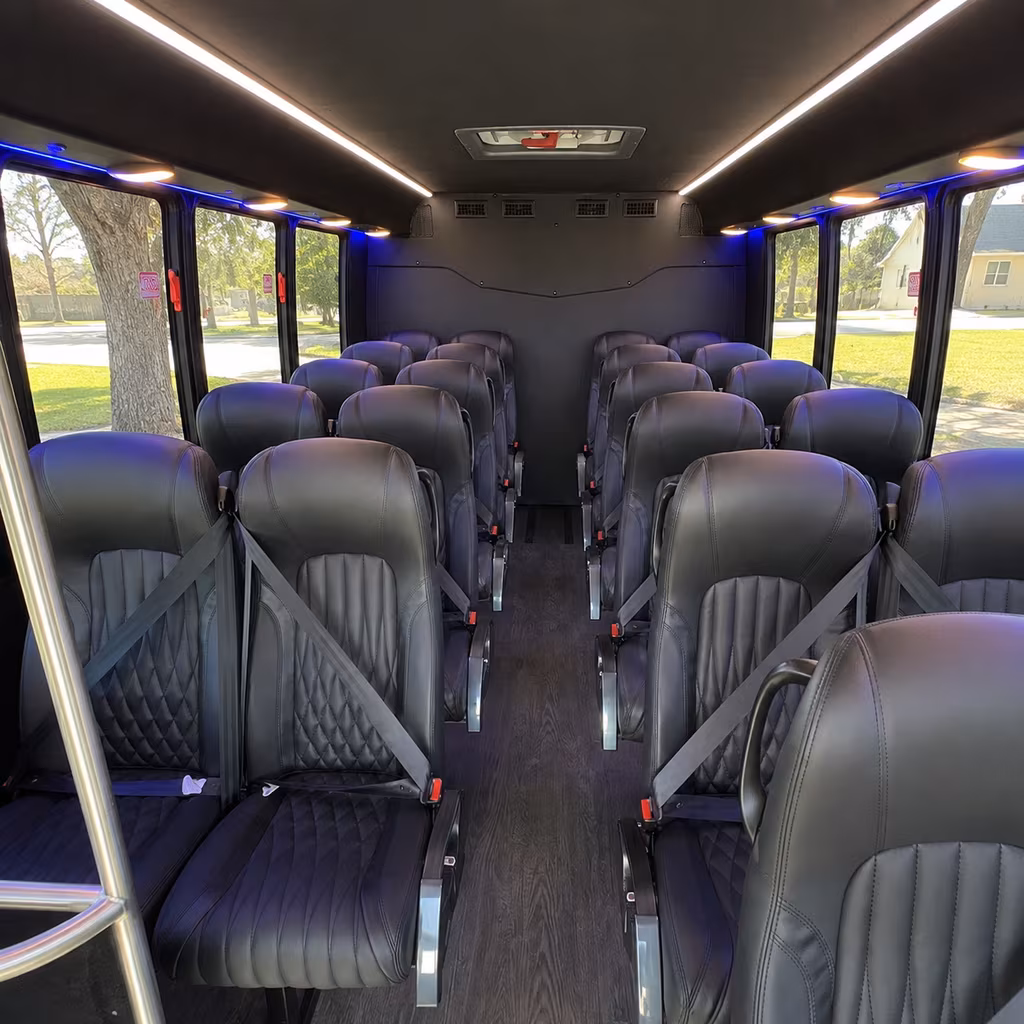 15-35 Passenger Minibus Interior