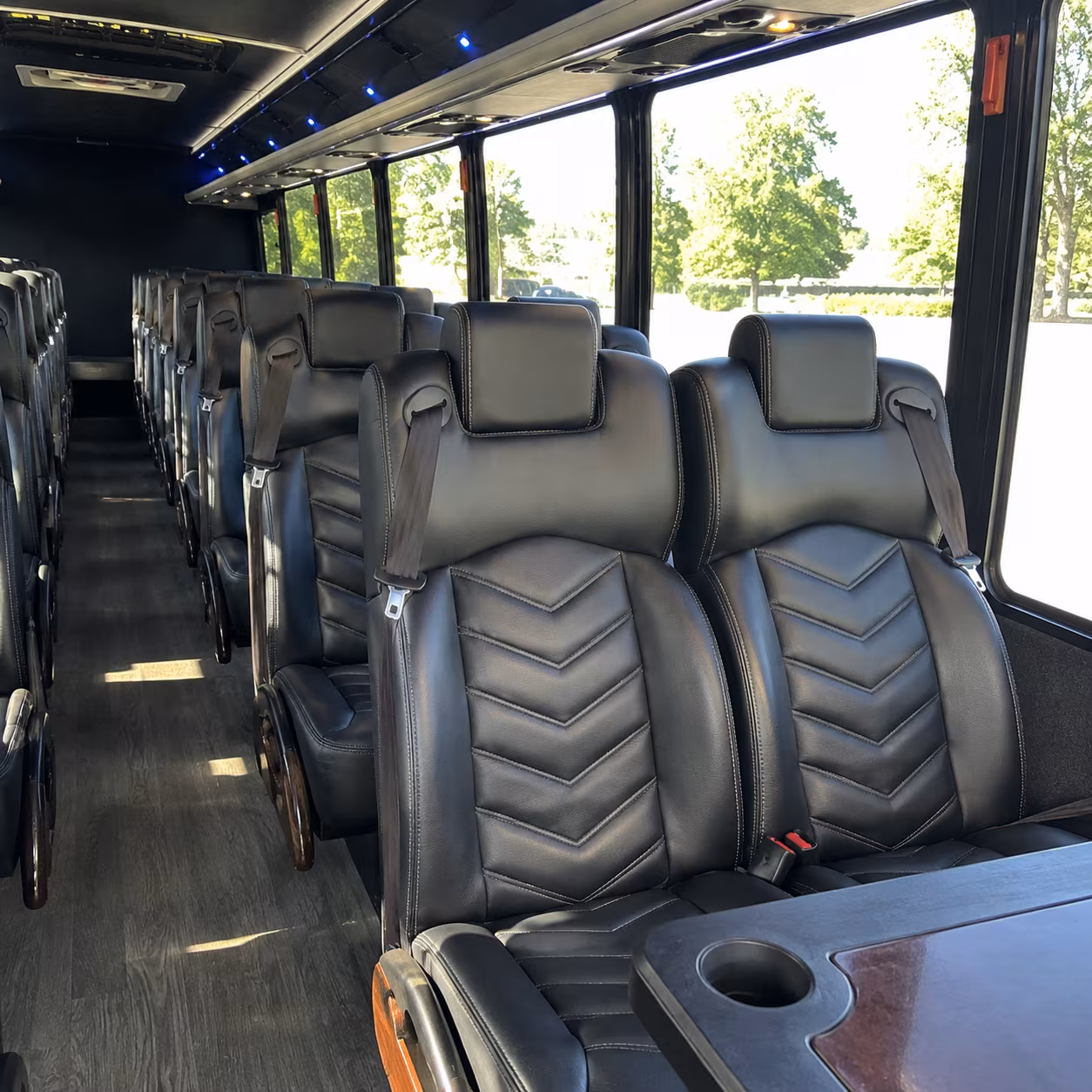 15-35 Passenger Minibus Inside