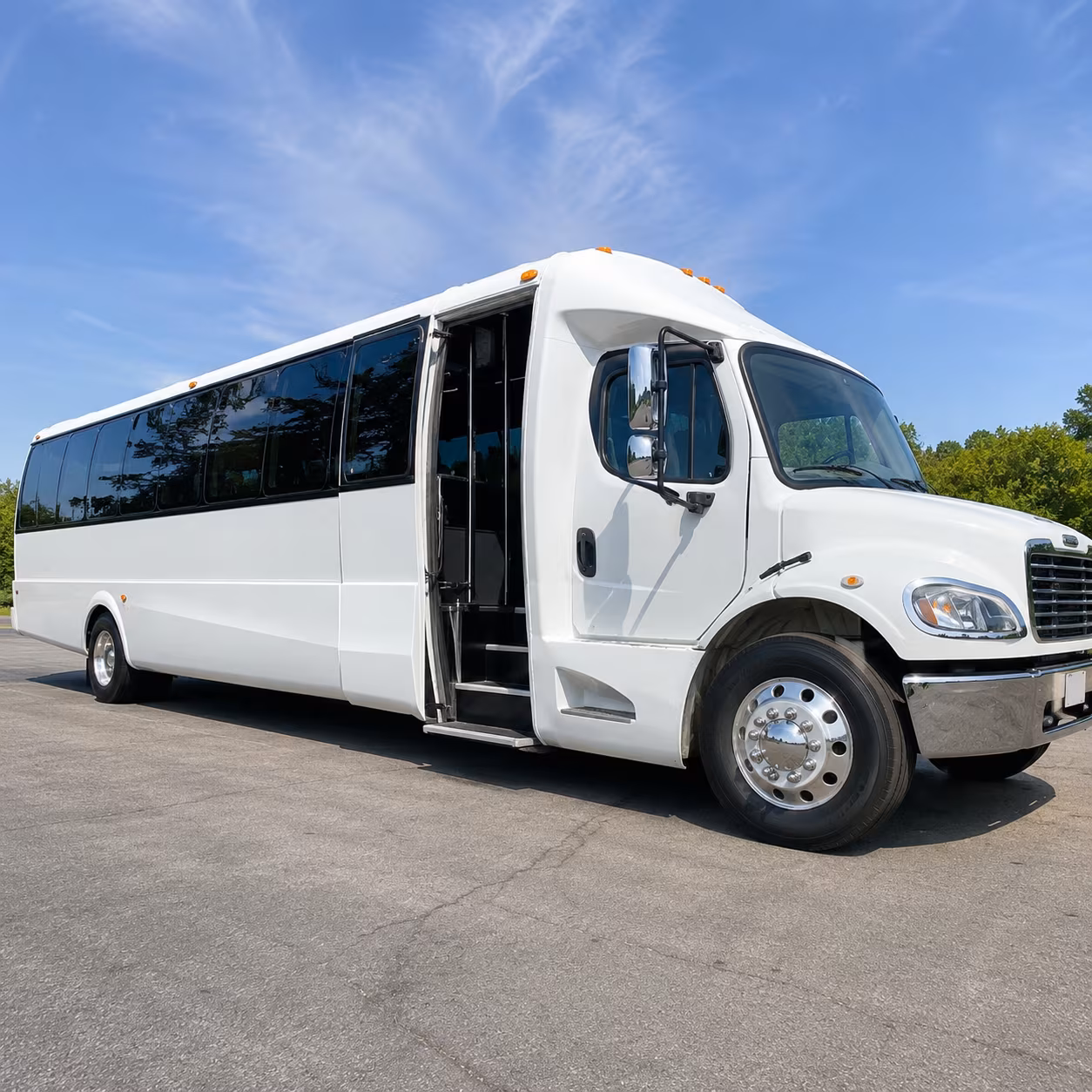 Portland Airport Shuttle & Transportation party bus exterior