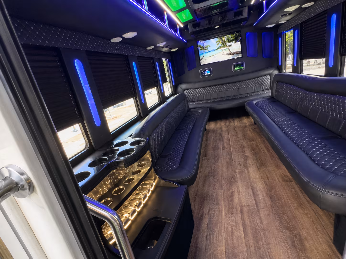 Portland Bachelor & Bachelorette Transportation party bus exterior