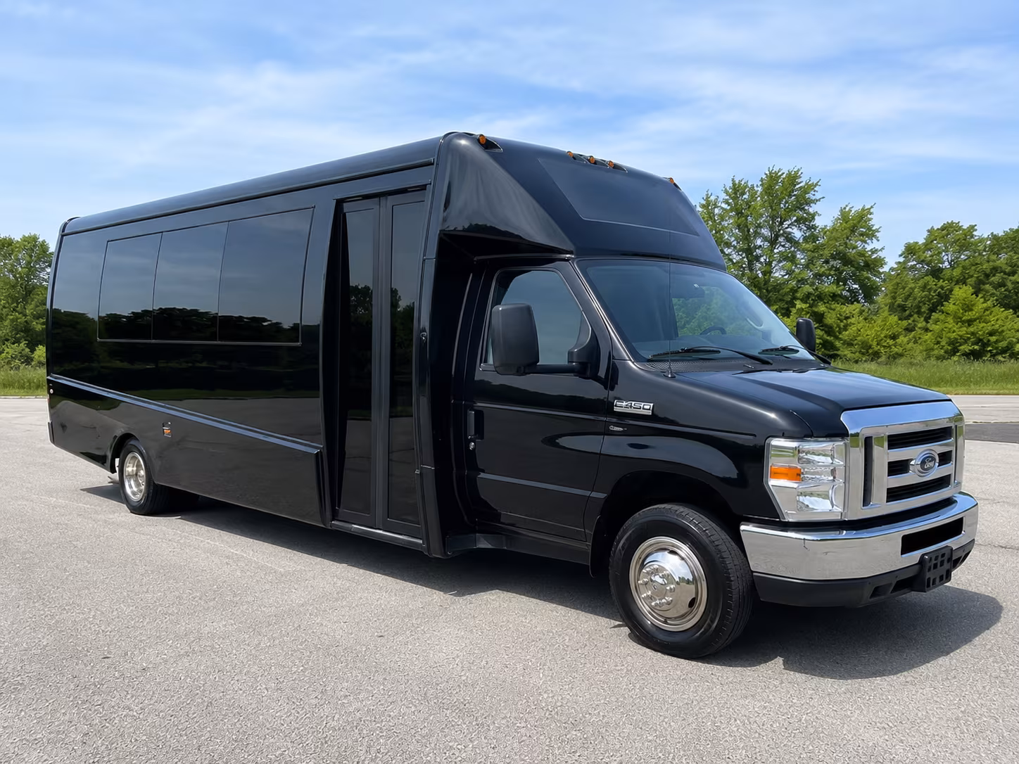 Portland Corporate Transportation party bus exterior