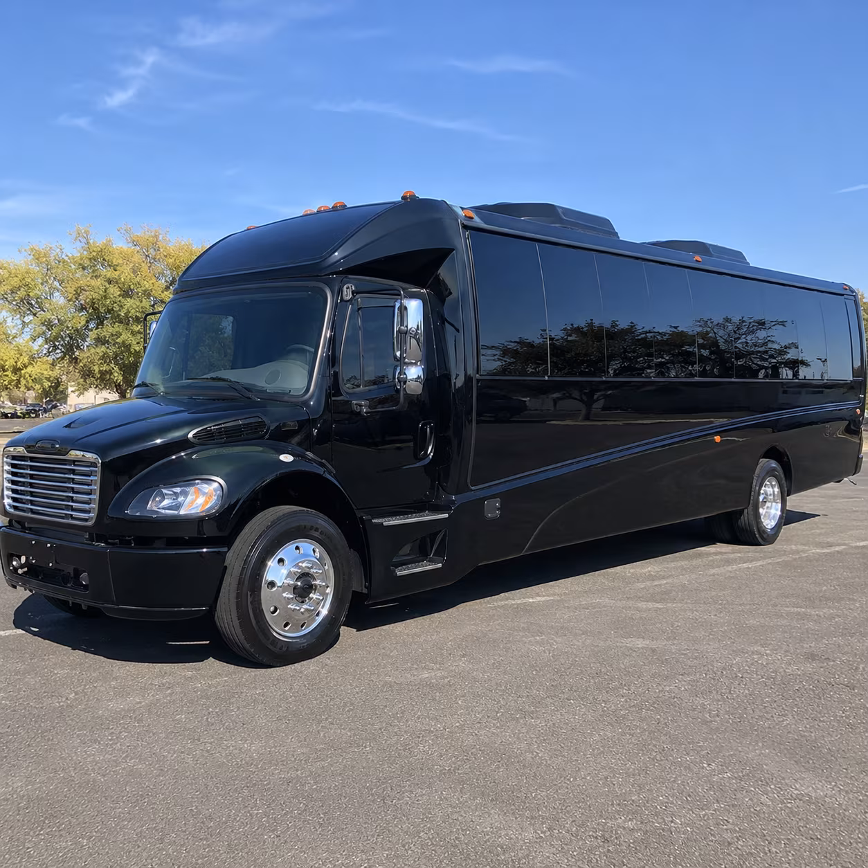 Portland Corporate Transportation party bus exterior