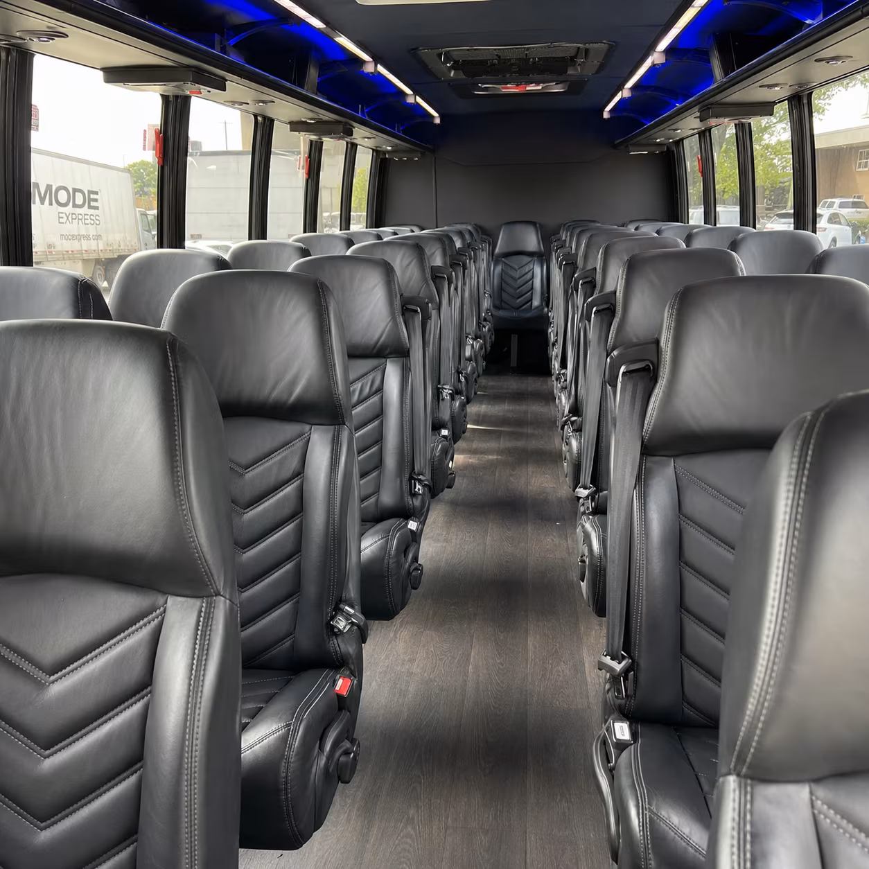 Portland Corporate Transportation party bus exterior