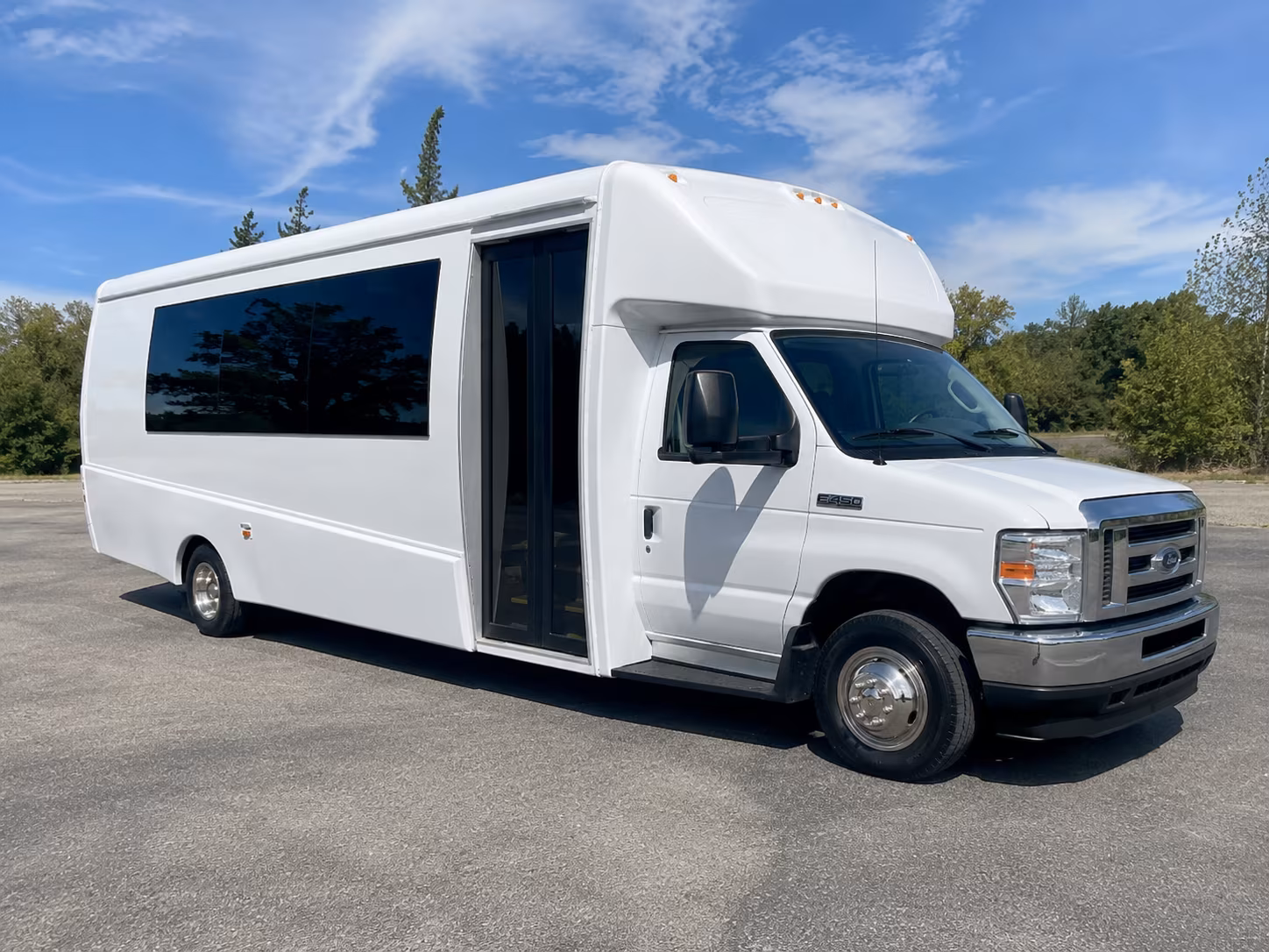 Portland Private Event Transportation party bus exterior