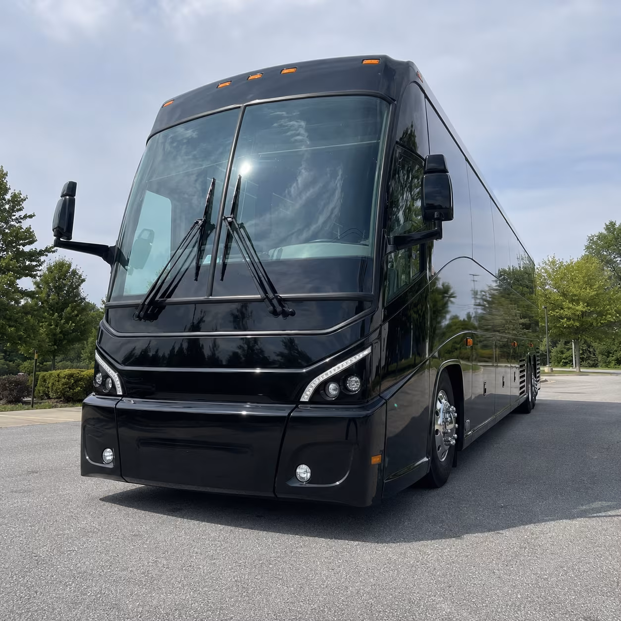 Portland School Event Transportation party bus exterior