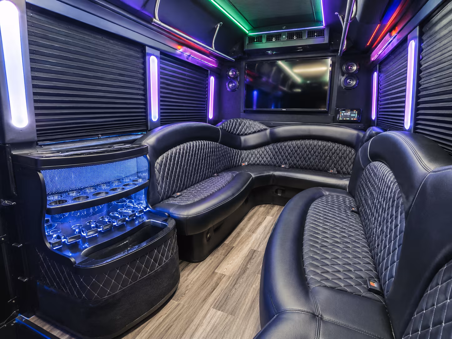 Portland Sporting Event Transportation party bus exterior