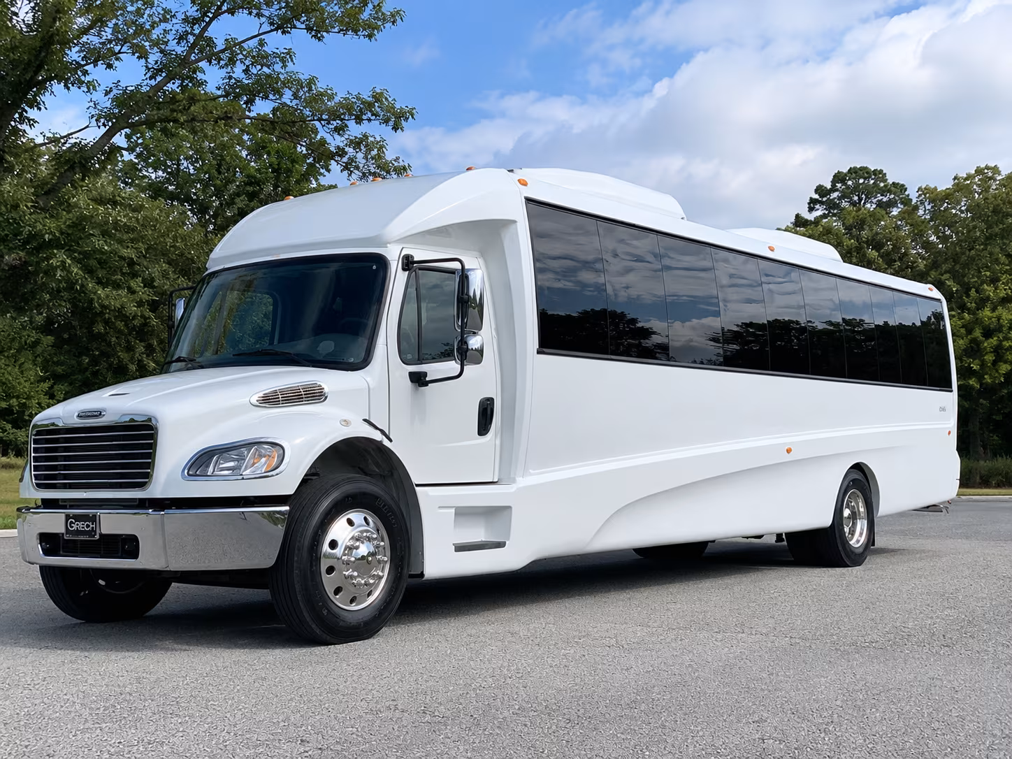 Portland Sporting Event Transportation party bus exterior