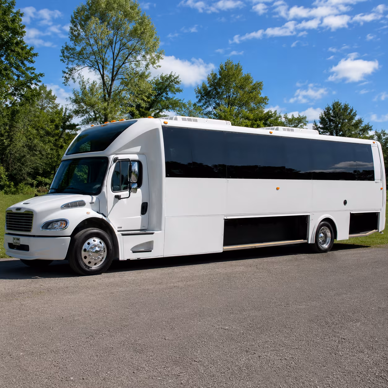 Portland Sporting Event Transportation party bus exterior