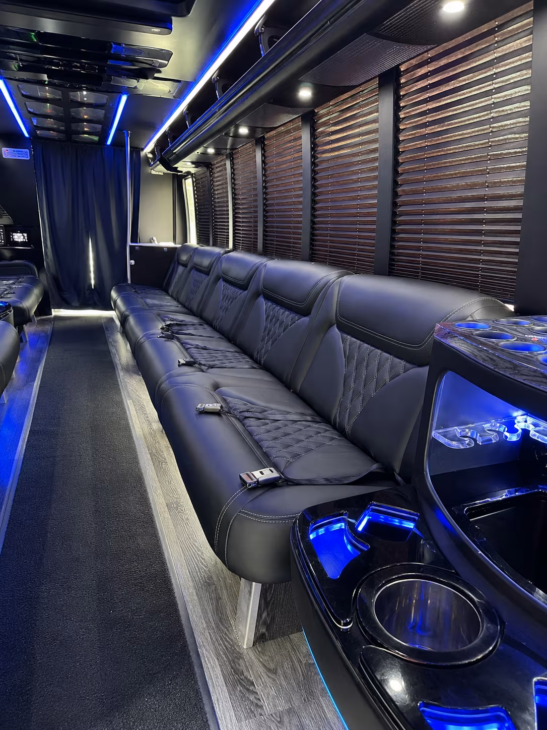 Portland Wedding Transportation party bus exterior