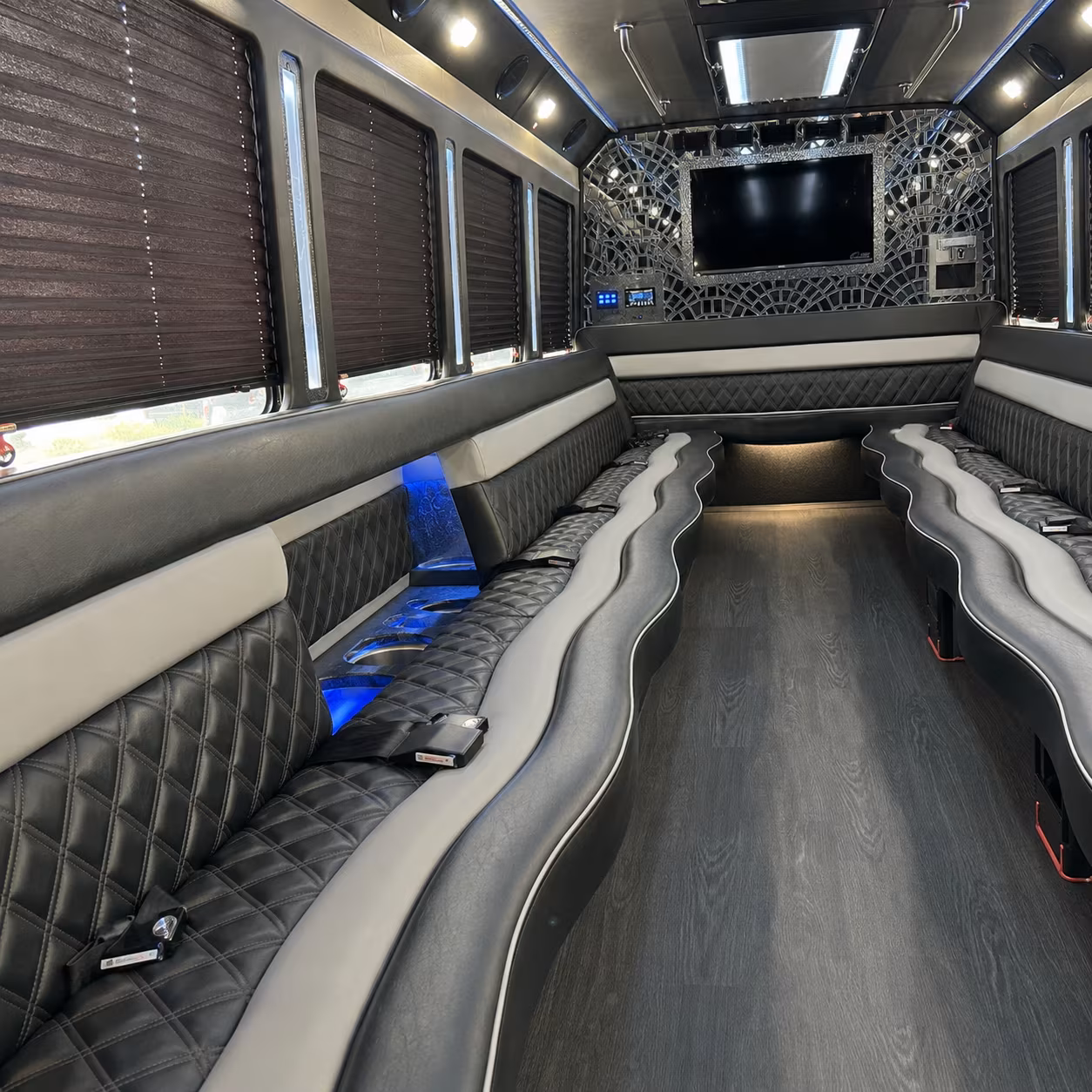 Portland Winery Tour & Pub Crawl Transportation onboard seating